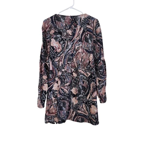 Maurices Floral Crochet Trim Open Front Classic Kimono Top Multicolor Size 2X - Picture 2 of 8